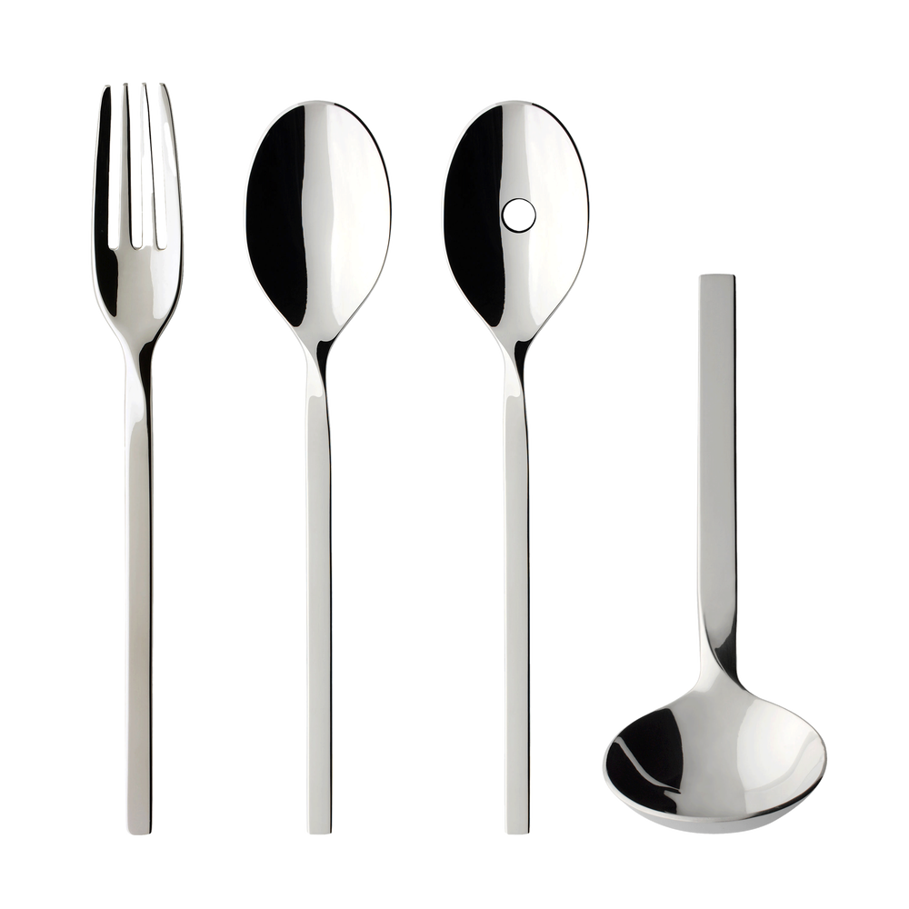 NewWave 4-piece flatware set - stainless steel