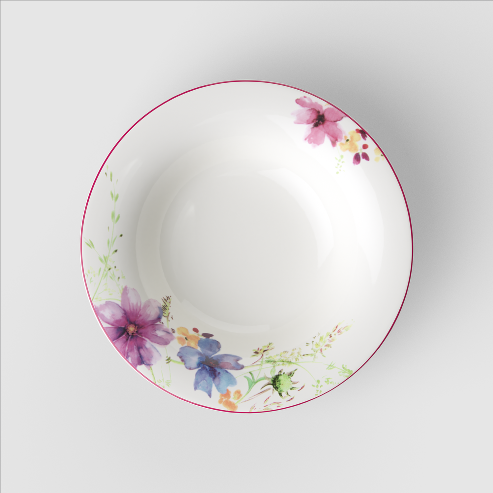 Mariefleur Soup bowl - Multi-colored, 9.1'', Premium Porcelain