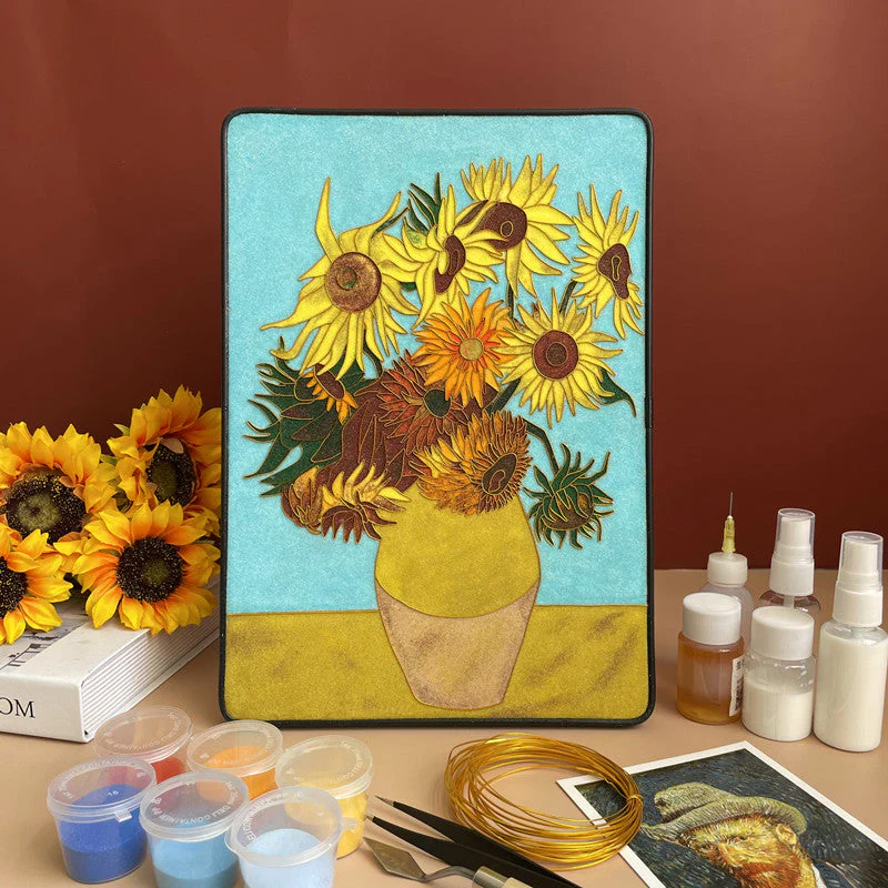 Van Gogh Beginner Cloisonné Enamel DIY Kit, with Tutorial& All Tools