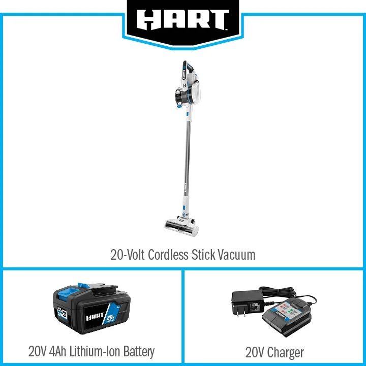 20-Volt Cordless Stick Vacuum Kit, (1) 4.0Ah Lithium-Ion Battery(Battery Included) - Image 10