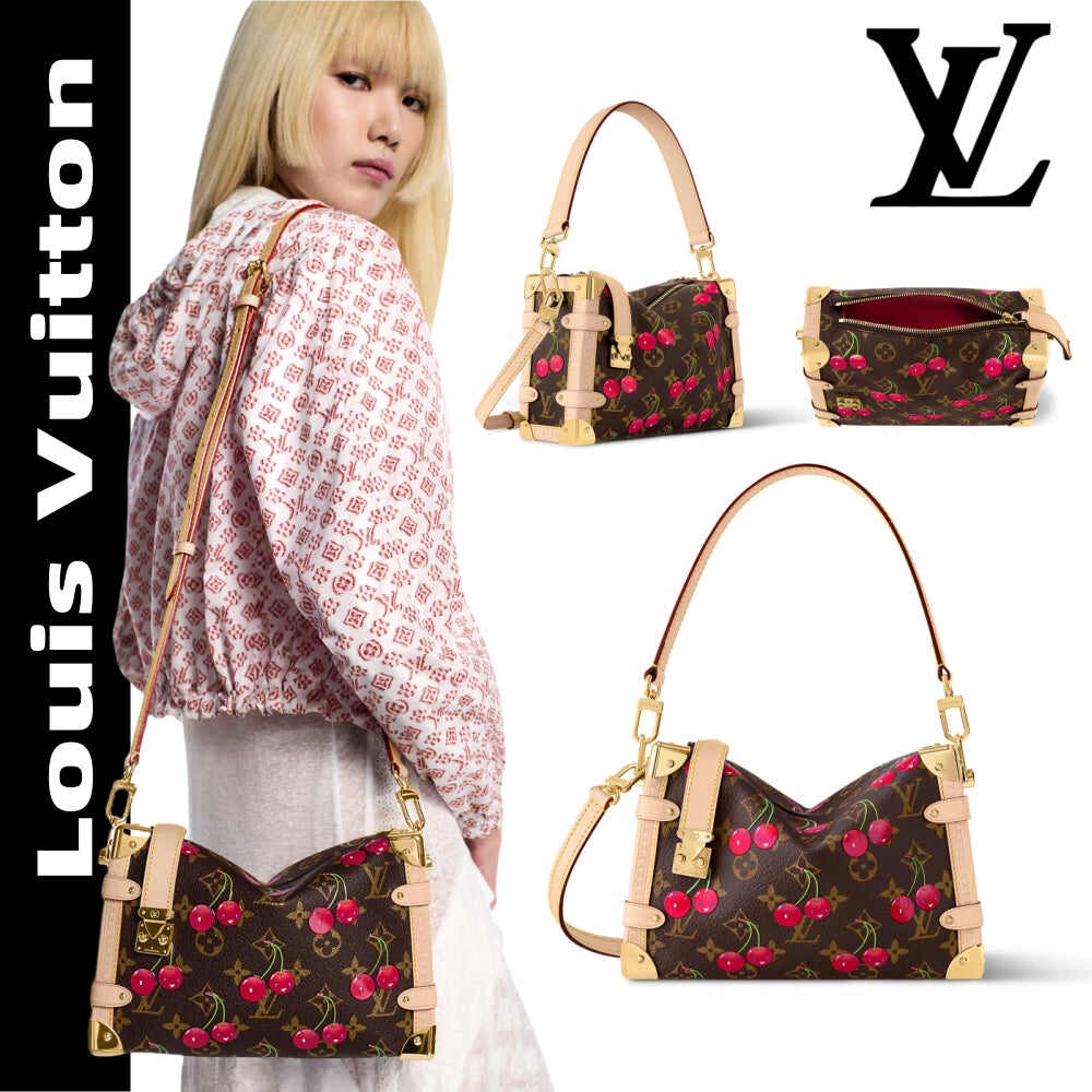 【ルイヴィトン】チェリーが主役♪ LV × TM サイドトランク MM 14278
