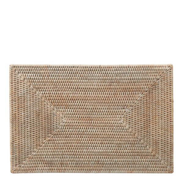 Norah dekkebrikke flettet 45x30 cm natur