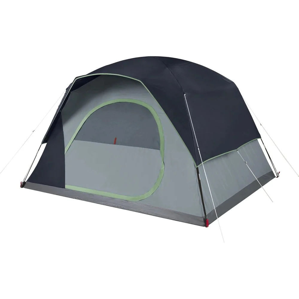 Skydome Tent with 5 Minute Setup, 4-PERSON Weatherproof Tent with Rainfly & Carry Bag, 20% More Headroom Than Traditional Canopies
