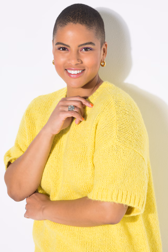 Oversized Short Sleeve Sweater