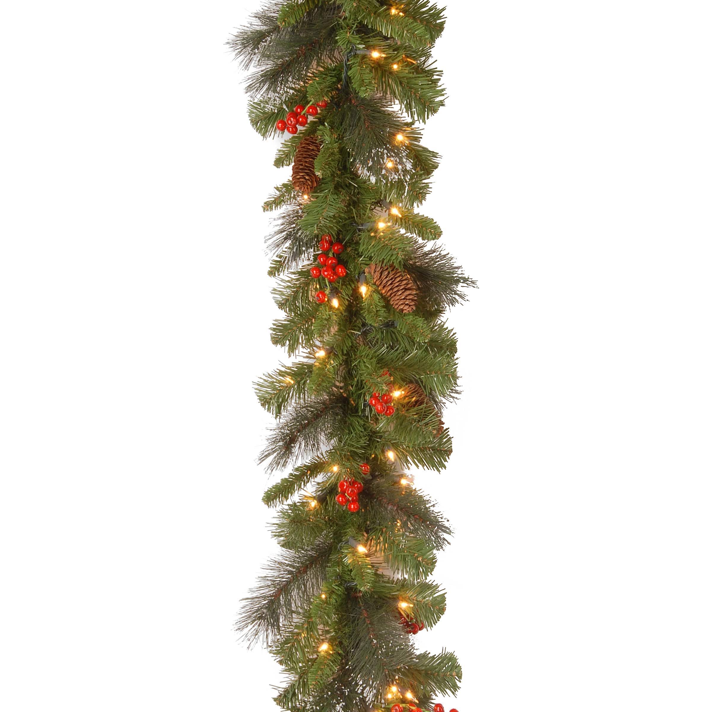 National Tree 9ft Crestwood Spruce Garland