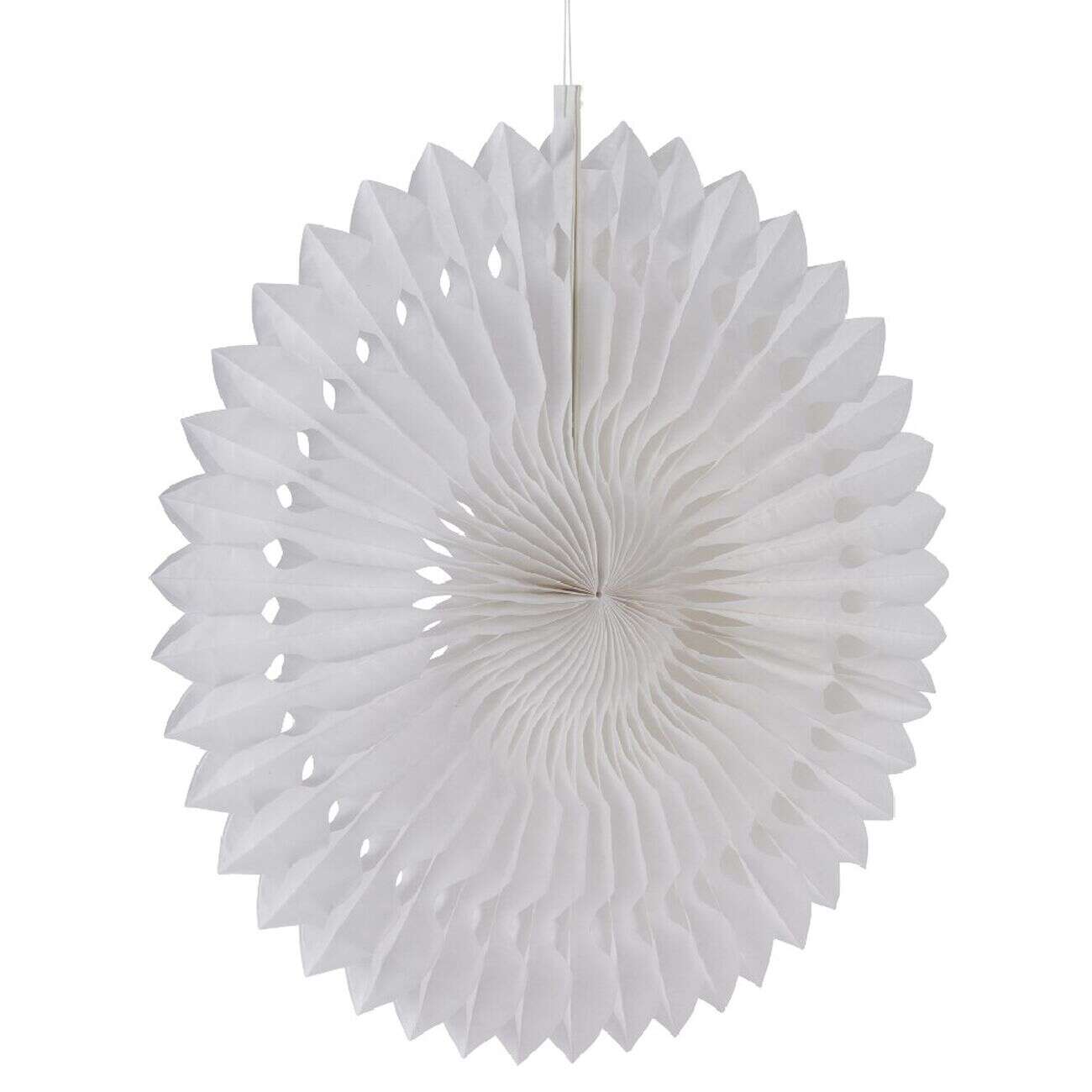 Rosace blanche à suspendre