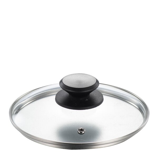 Kitchen Essentials lokk 18 cm klar/svart