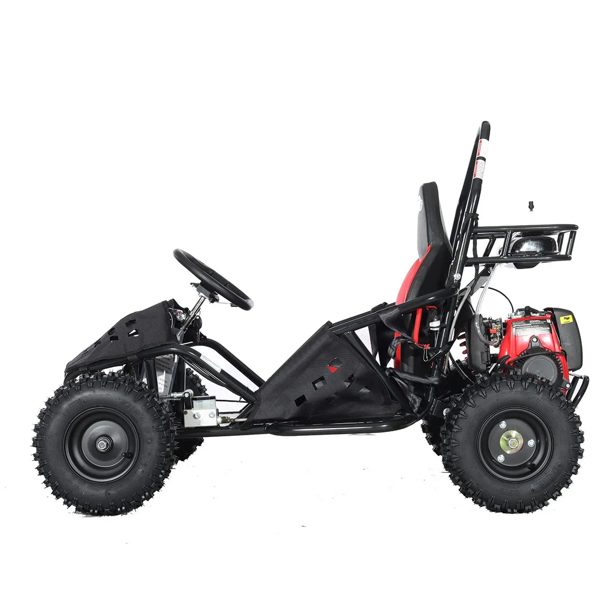 Brand New Rover 50cc Gas Go Kart with Pull Start, Rear Disc Brake, 6" Wheels!(Black) - Image 4