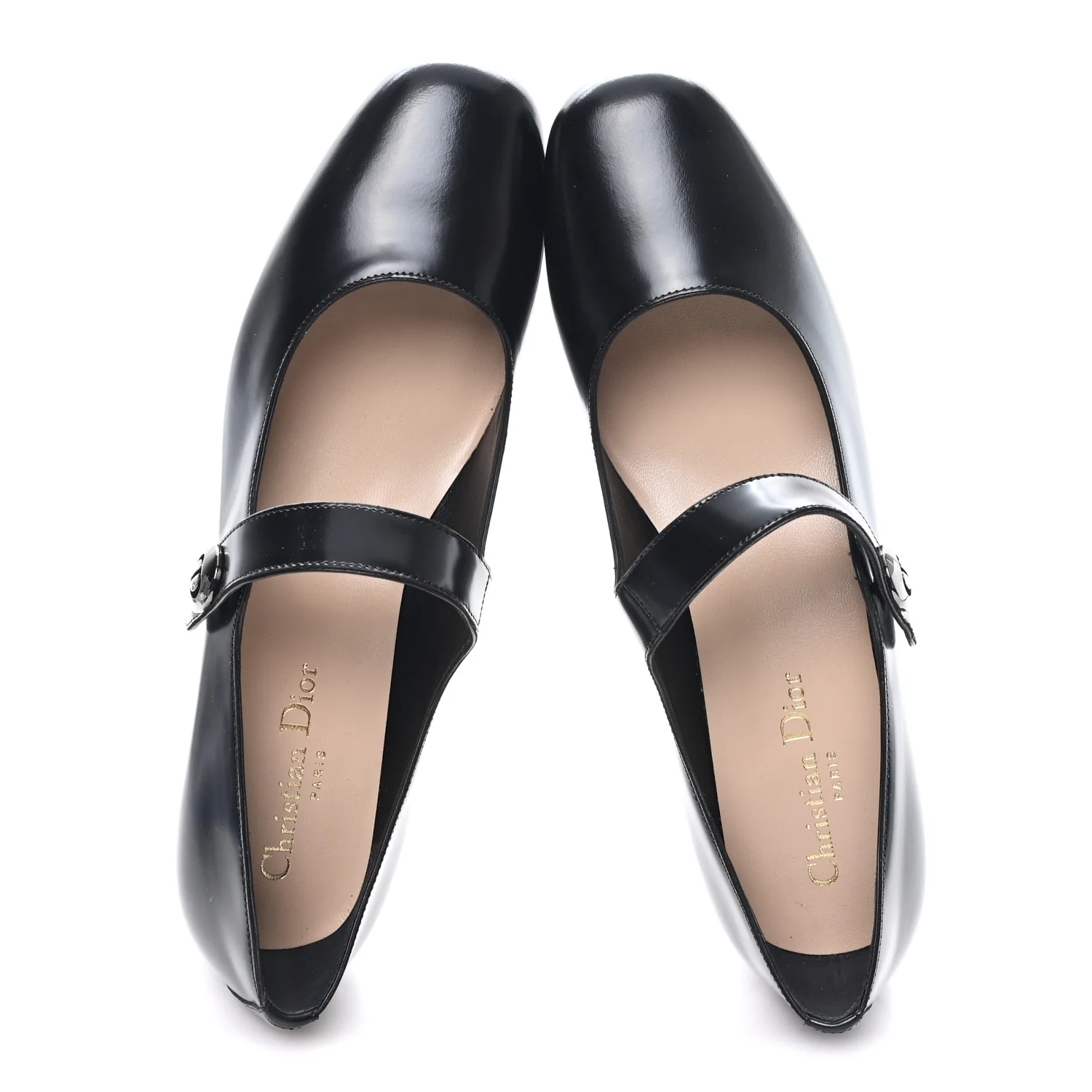 Brushed Calfskin Uniform 30mm Pumps 39 Black