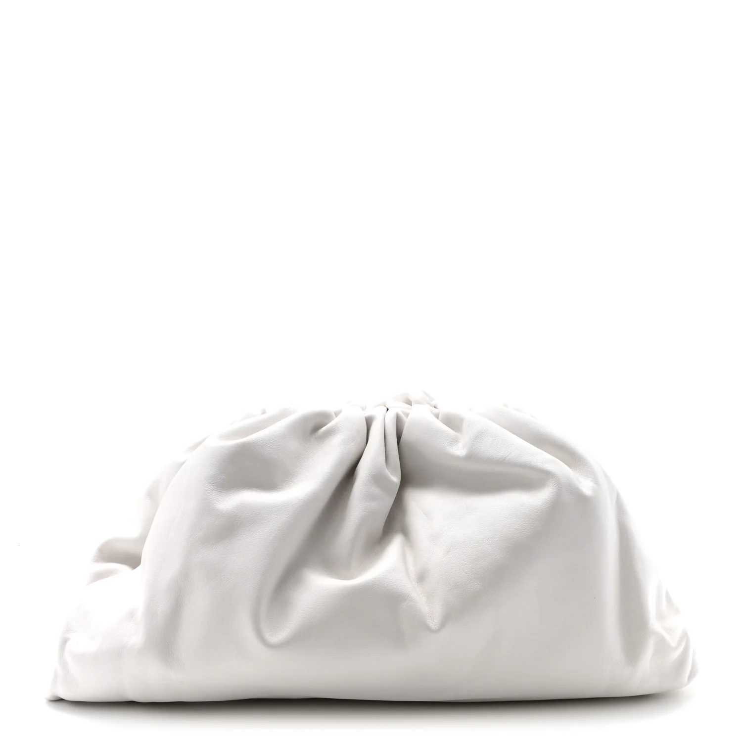 Smooth Butter Calf The Pouch Oversized Clutch  Plaster