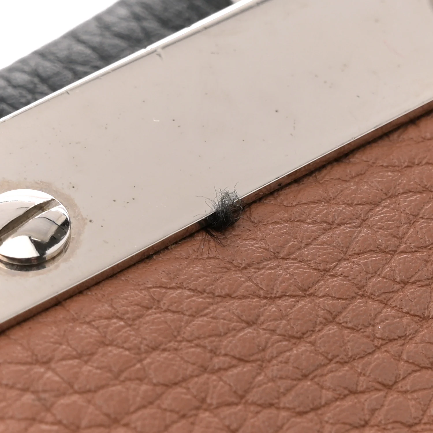 Cuoio Romano Selleria Bi-Color Medium Peekaboo Iconic Satchel Black Mou