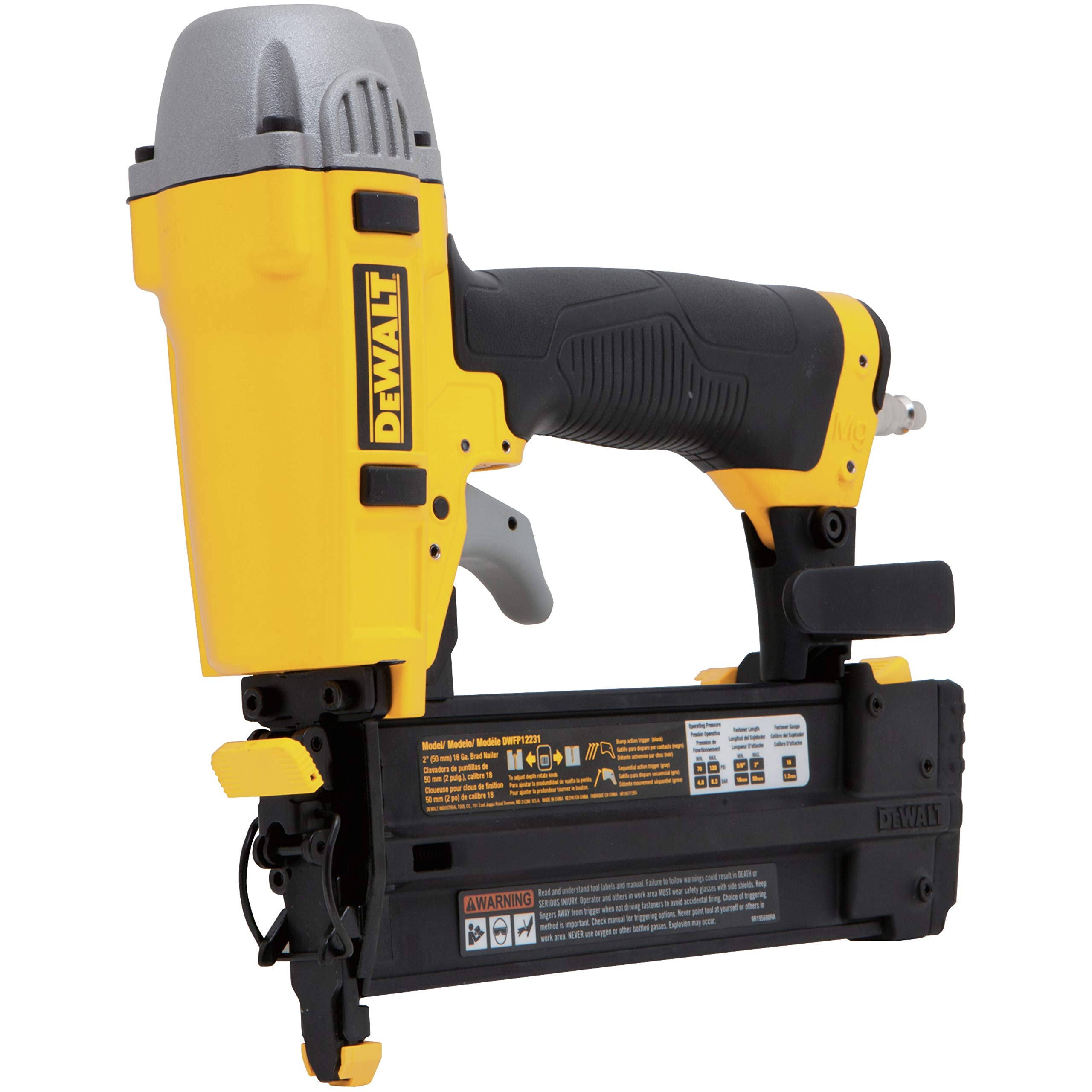 DeWalt Brad Nailer Kit 18ga 5/8-Inch to 2-Inch (dwfp12231)