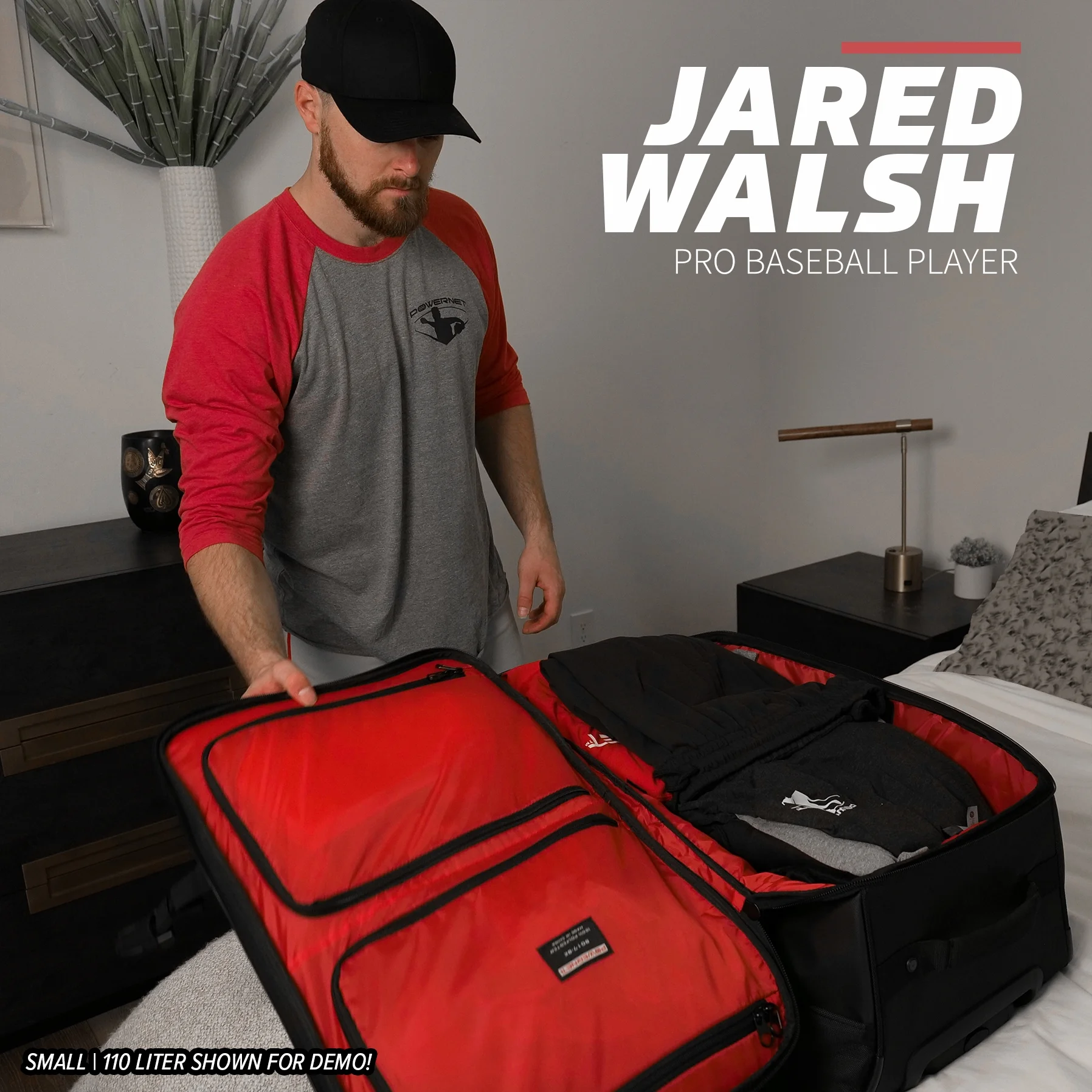 Rolling Duffle Bag with Wheels Handle, Baseball Travel Bag, Baseball Softball Bag for Catchers Gear, Travel Baseball Bag (Small| 110 L)(Small | 110 Liter) - Image 6