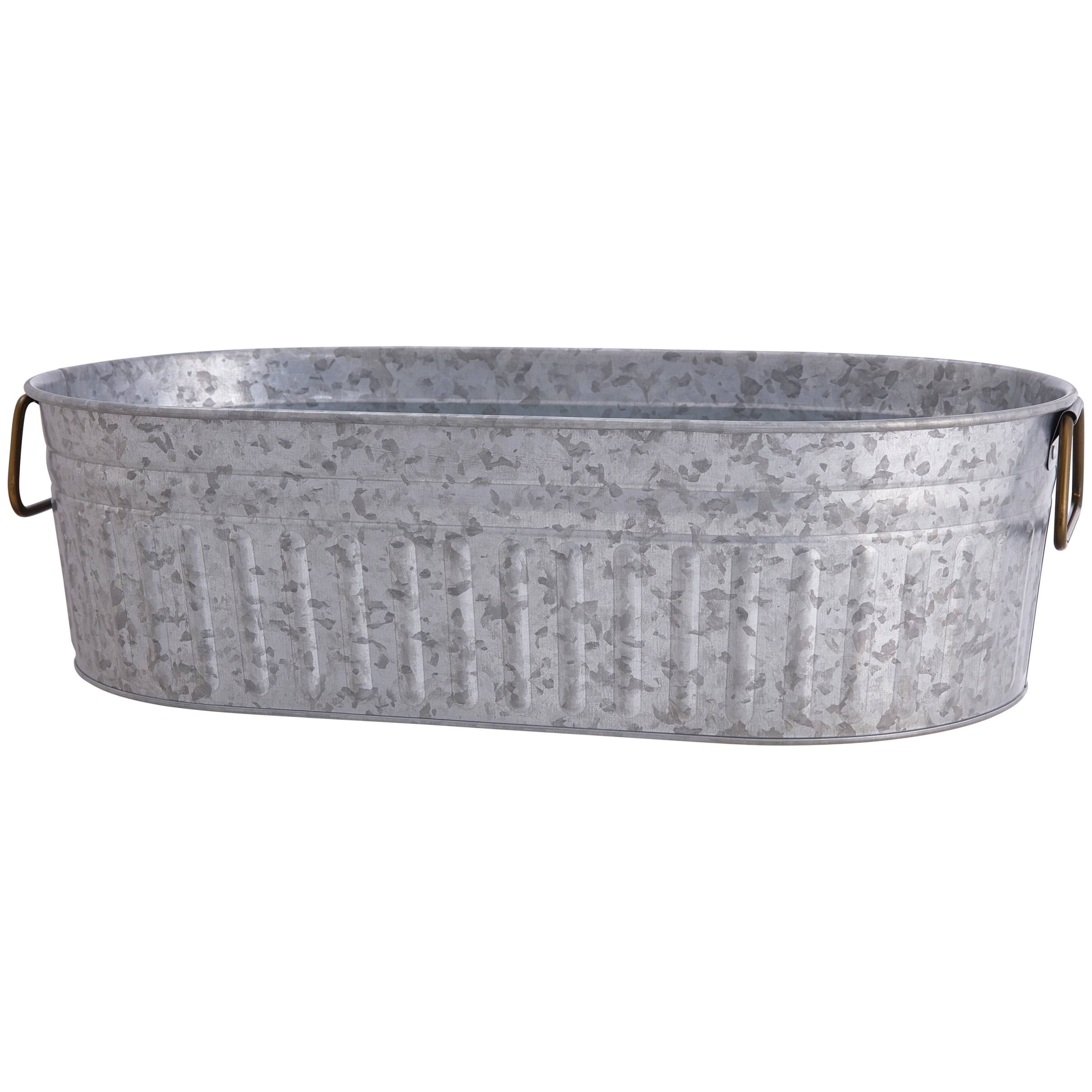 Better Homes & Gardens Galvanized Oval Tub, 20.27