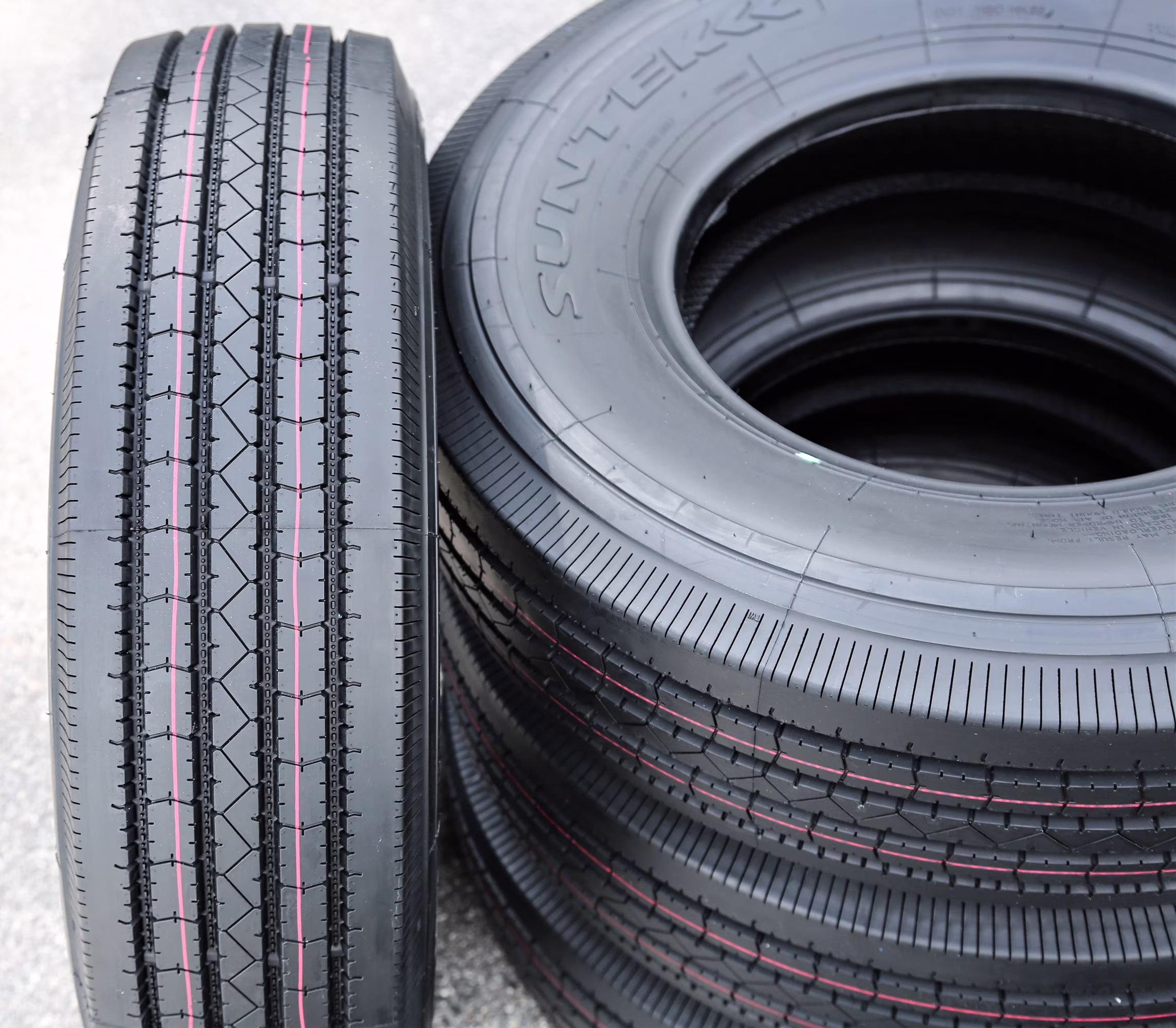 Pair of 2 Suntek HD Trail + All Steel ST235/80R16 235/80R16 129/125M G 14 Ply Trailer Tires