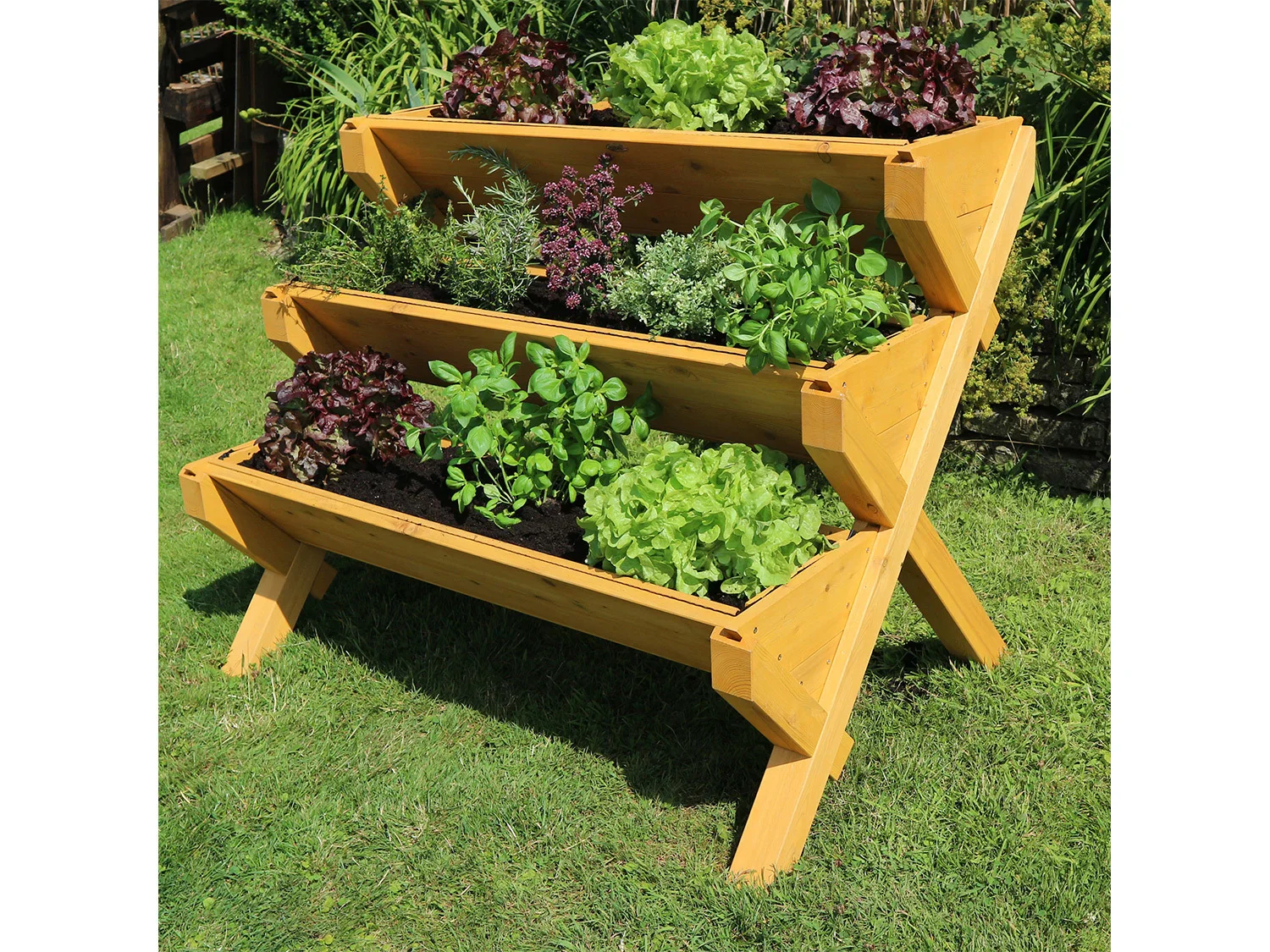 HABAU Jardinire surleve sur pieds Trio