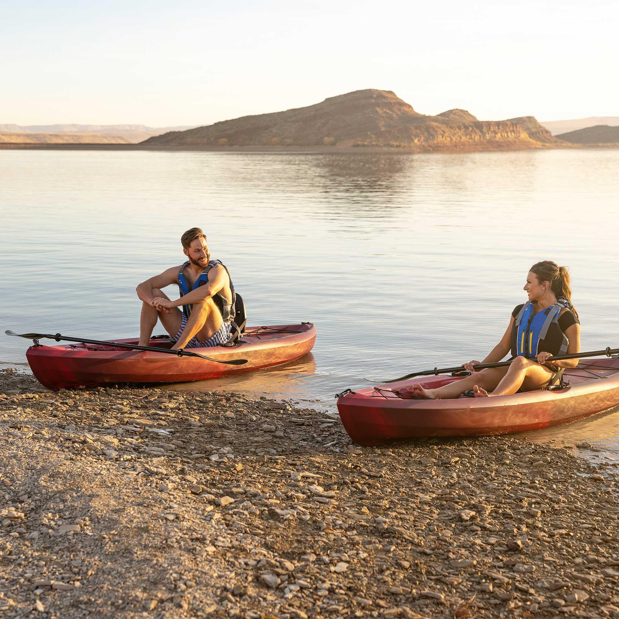 Lifetime Tamarack 10 Ft. Sit - on - Top Kayak, Fire Red (90486)