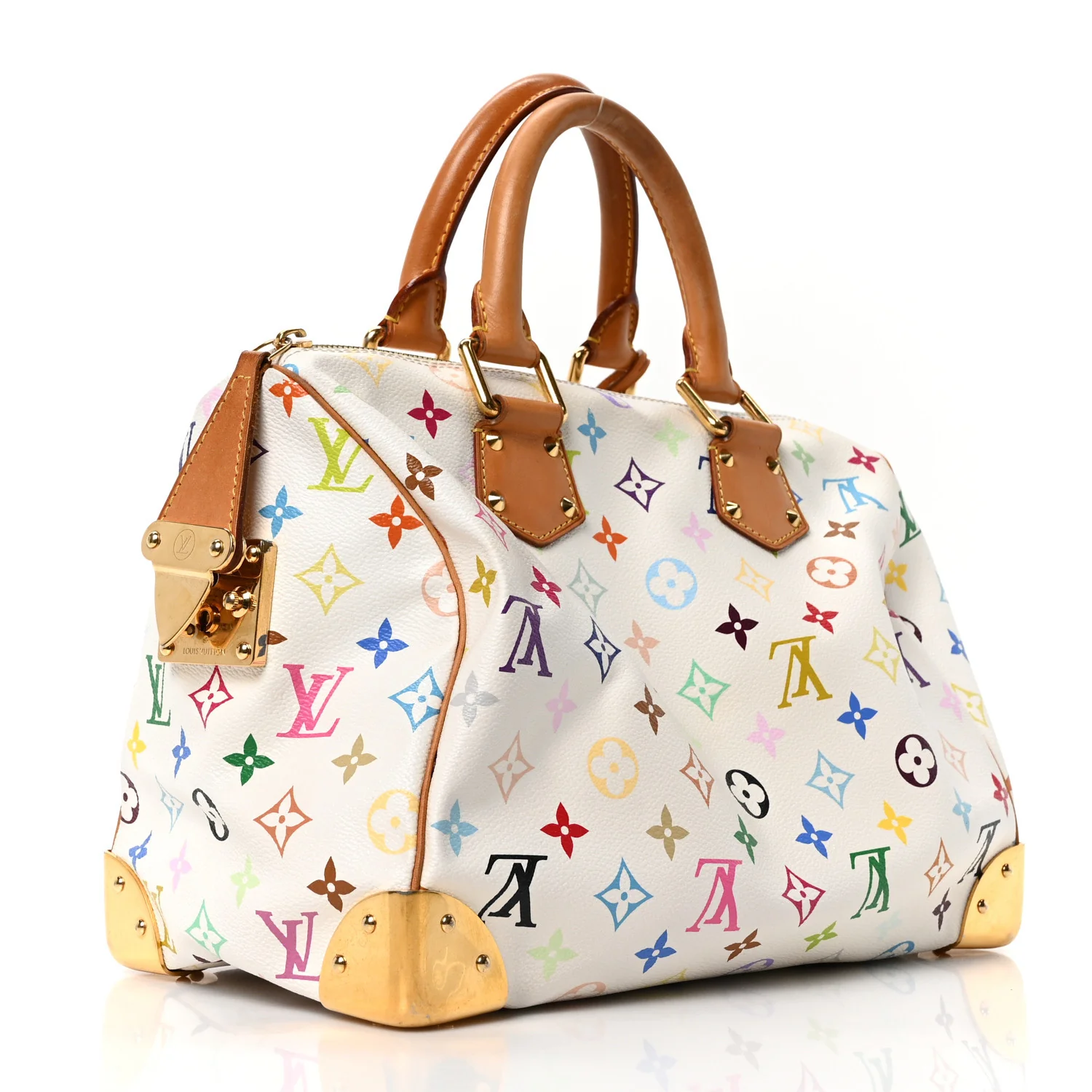 Monogram Multicolor Speedy 30 White
