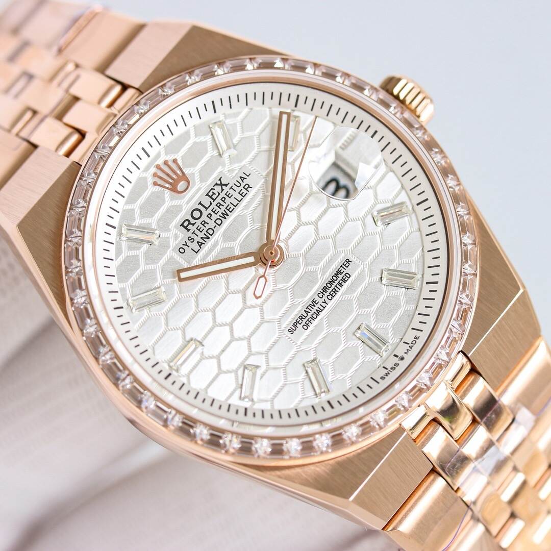 NEW 2025 ロレックス（スイスの腕時計ブランド）Rolex  Land-Dweller ダイヤの文字盤 36mm機械式時計