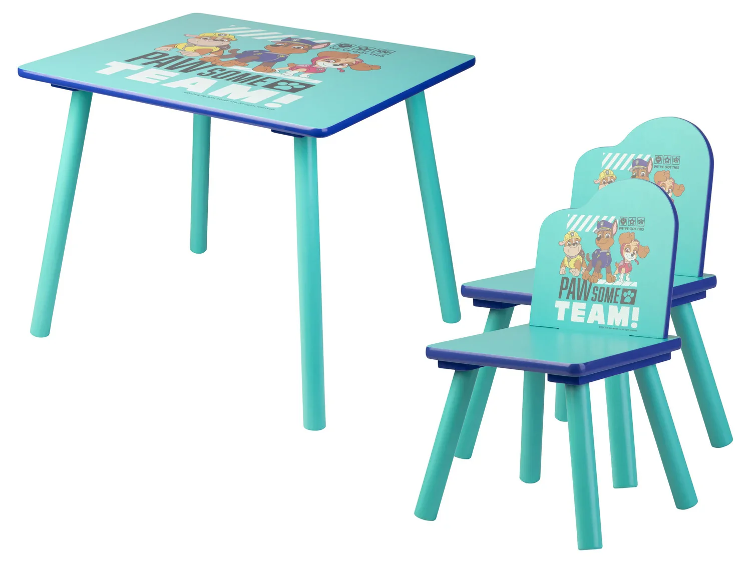 Ensemble table et chaises pour enfants La Pat' Patrouille