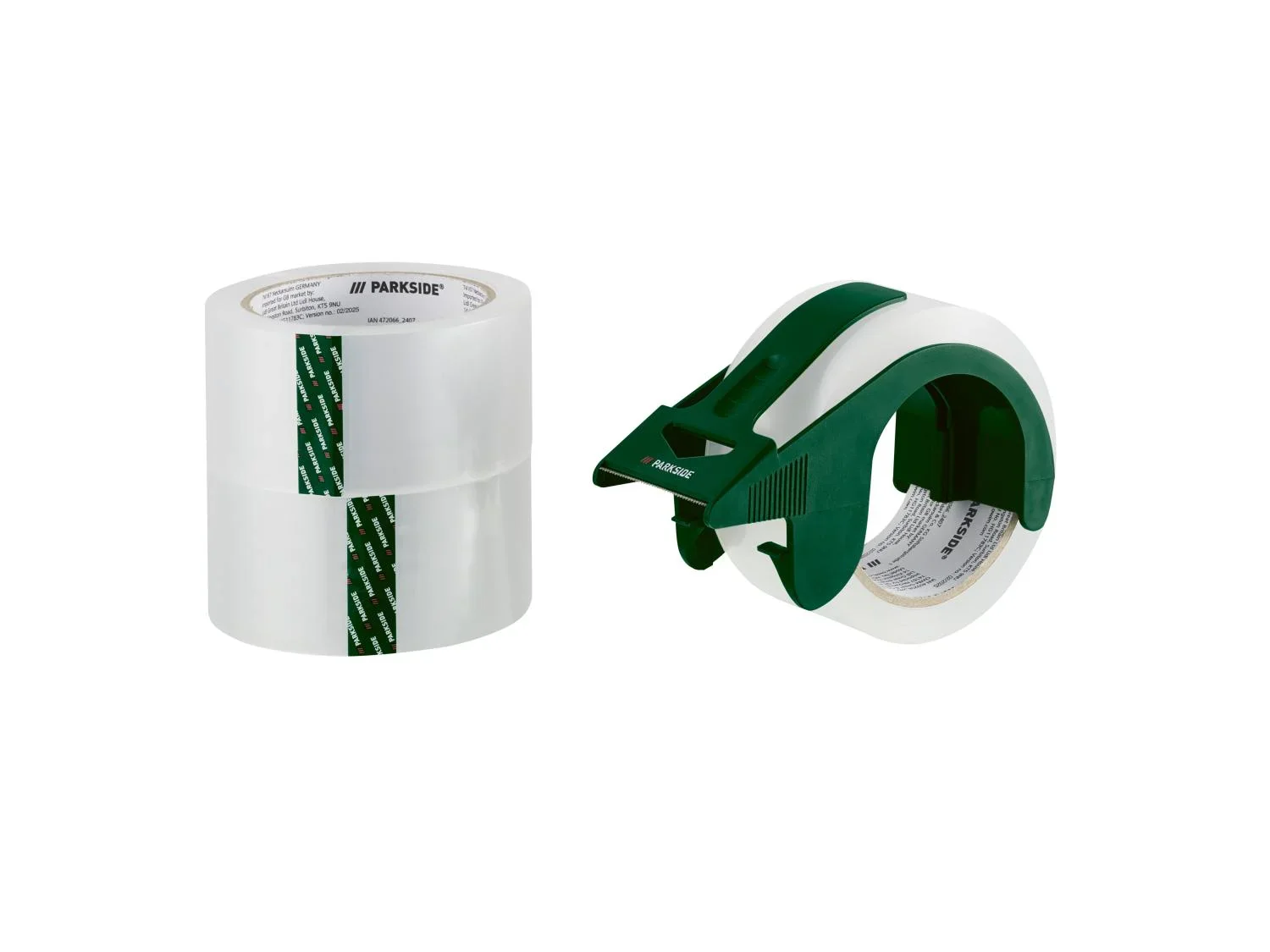 PARKSIDE Set de dvidoir de ruban adhsif + 3 rouleaux