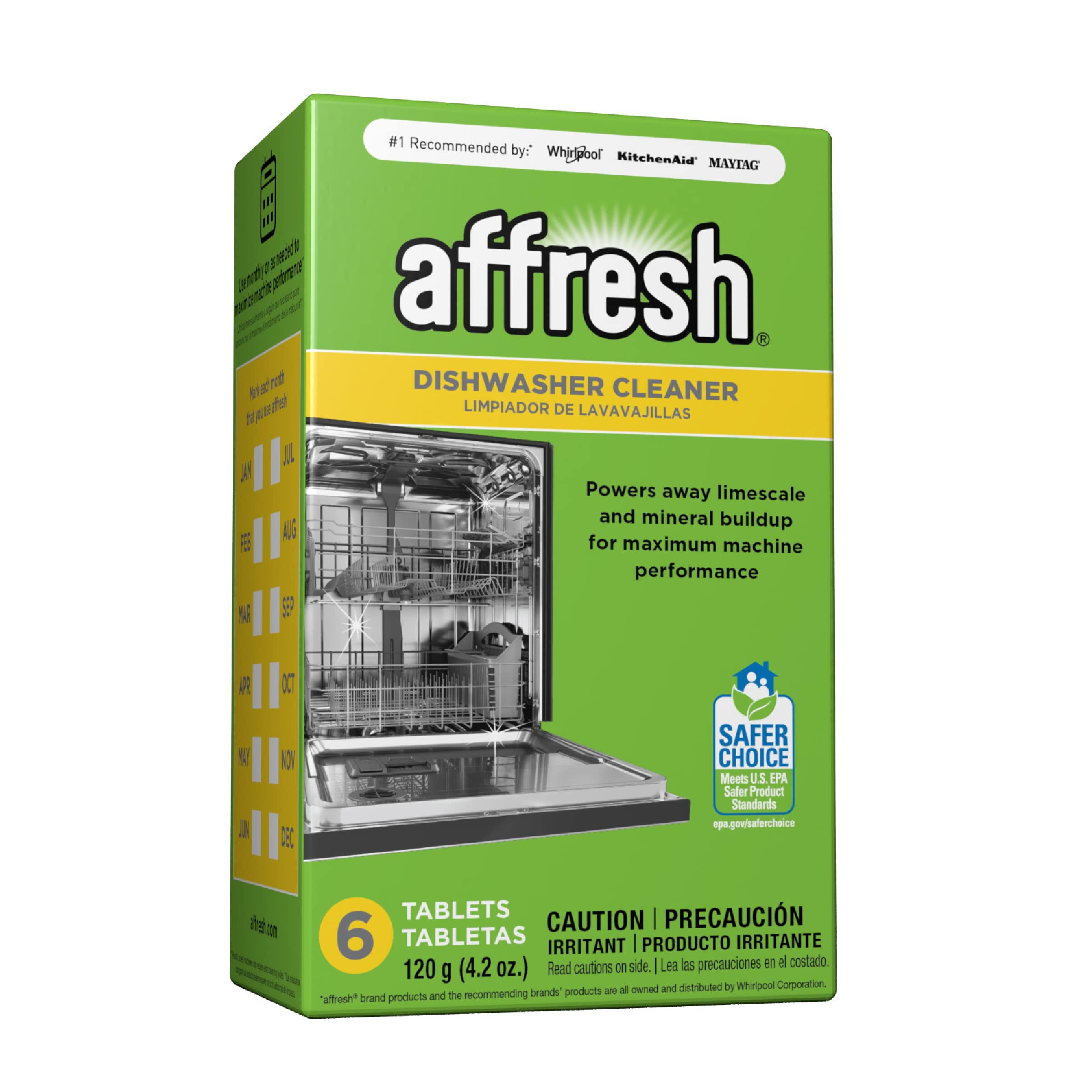 Affresh Dishwasher Cleaner Tablets - 6 Count