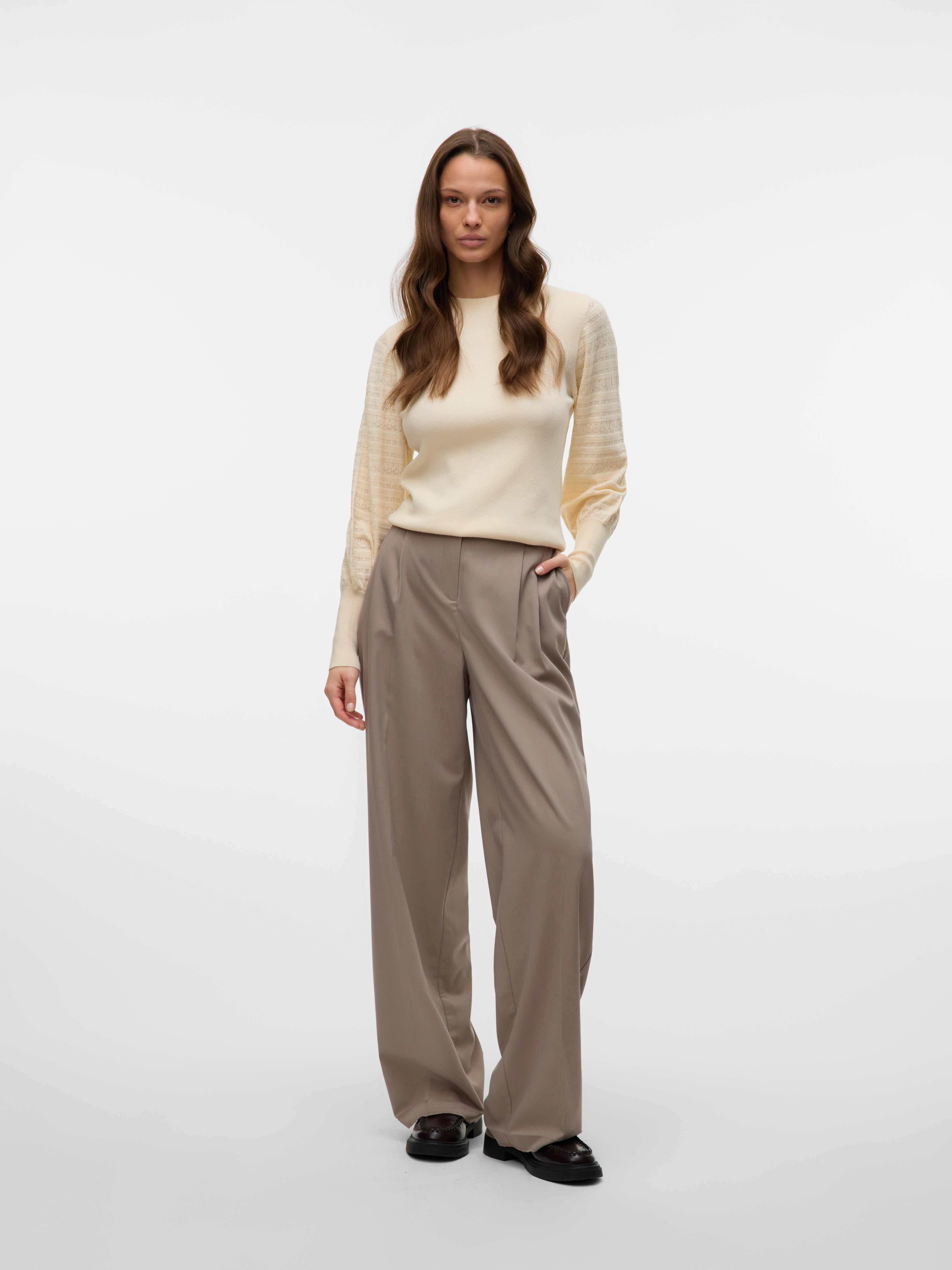 VERO MODA® VMHOLLYPOINTELLE Knitted pullover