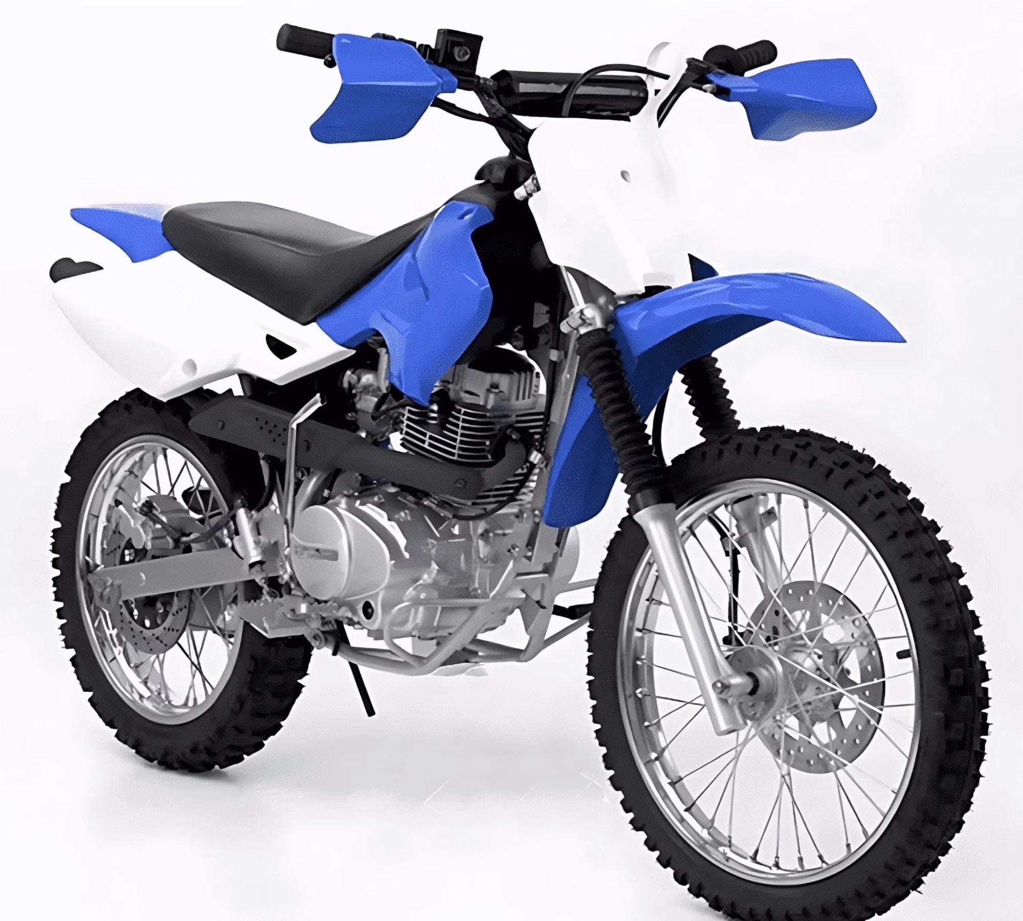 Pro Series TM LX250 Premium Mid-Size Dirt Bike, Electric Start, Extended Frame, 21 inch Front tire, 37.4 seat Height, Manual Trans (Blue)(Blue)