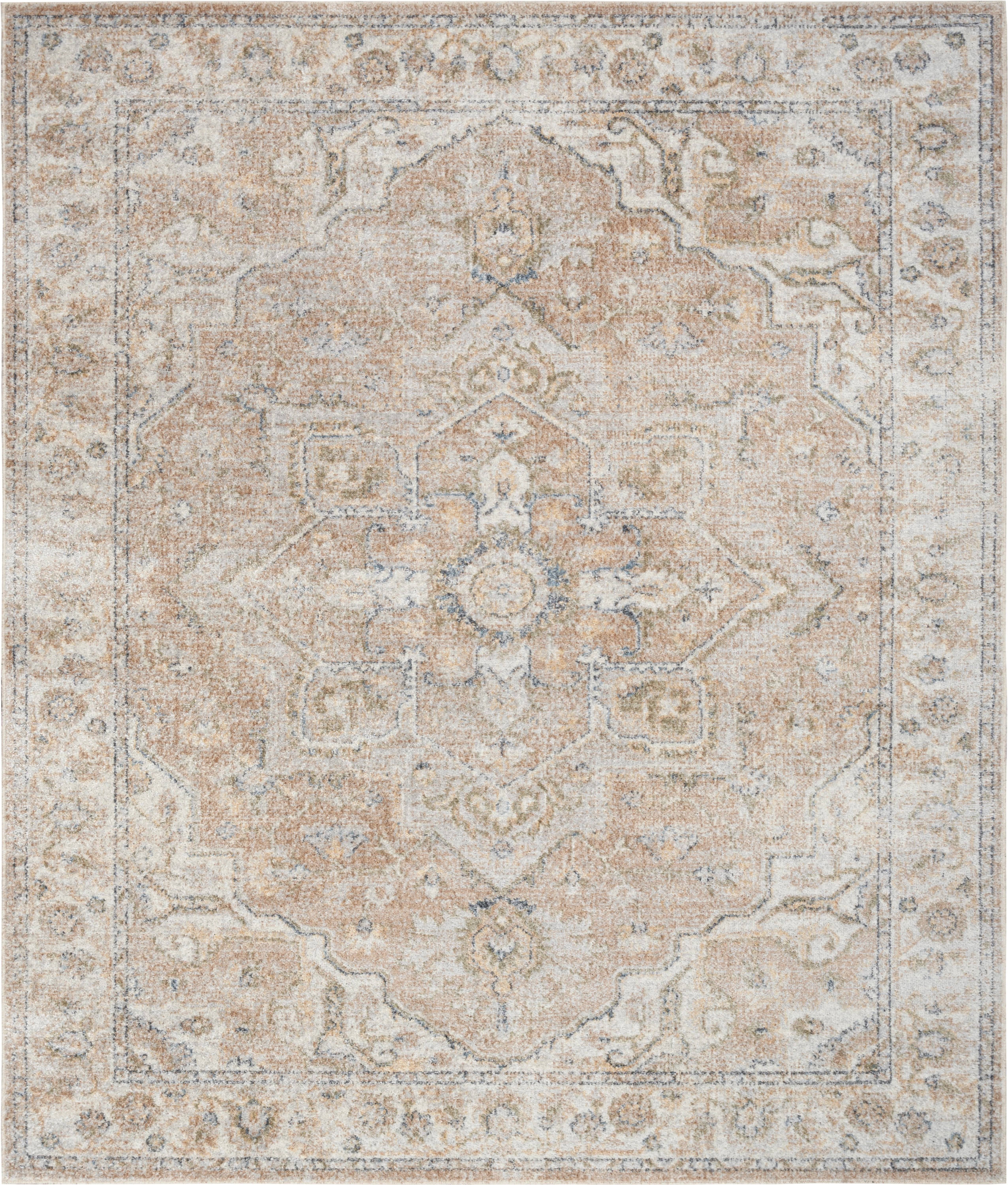 Nourison Astra Machine Washable ASW12 Beige Area Rug 7'10