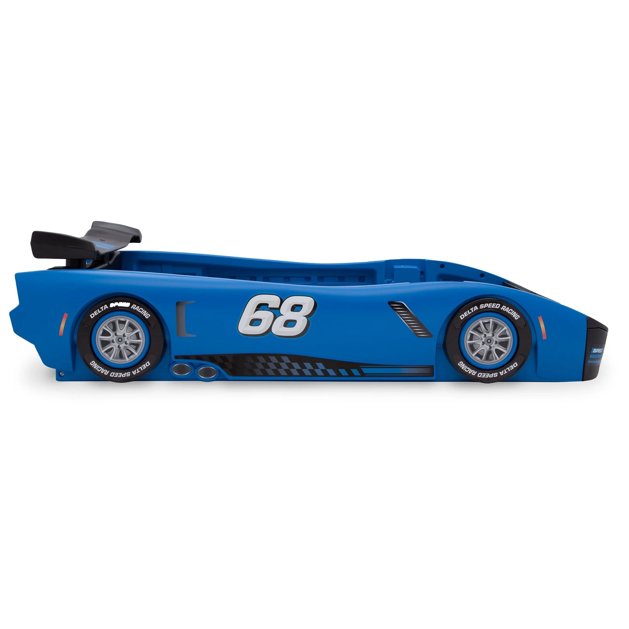 Turbo Race Car Twin Bed, Blue(Black) Image 7
