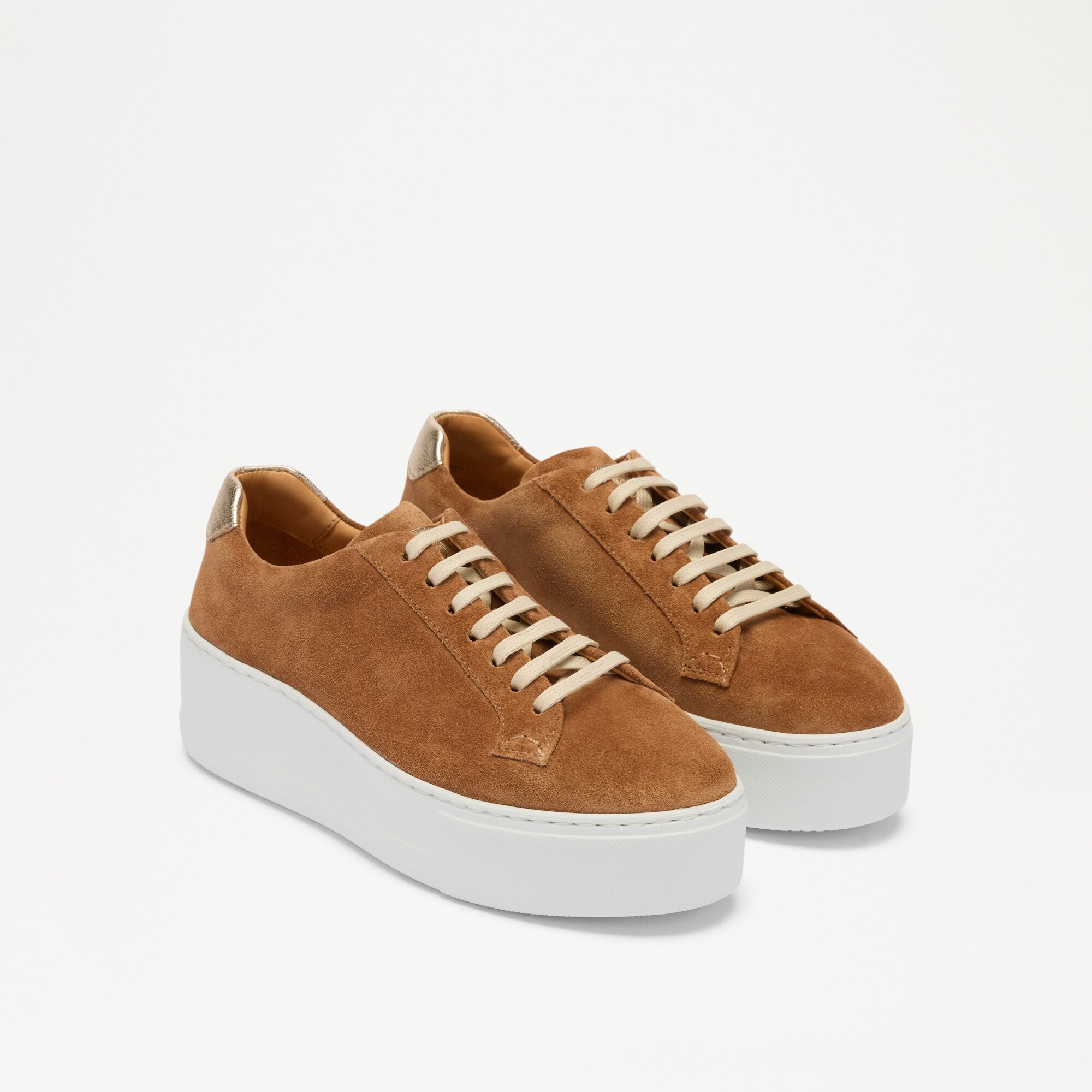 Park Cord<br>Lace Up Flatform Trainer