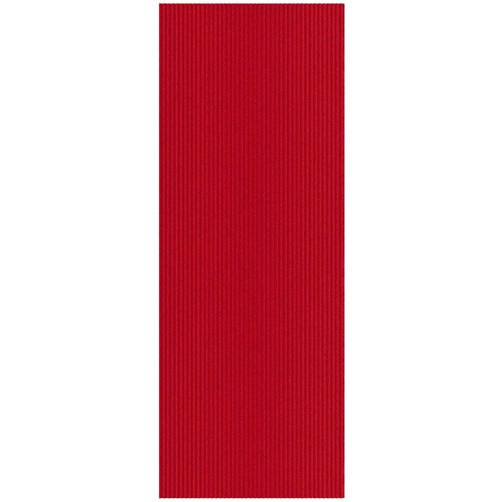 Ottomanson Indoor Outdoor Washable Nonslip Rug, Red, 2x3 ft