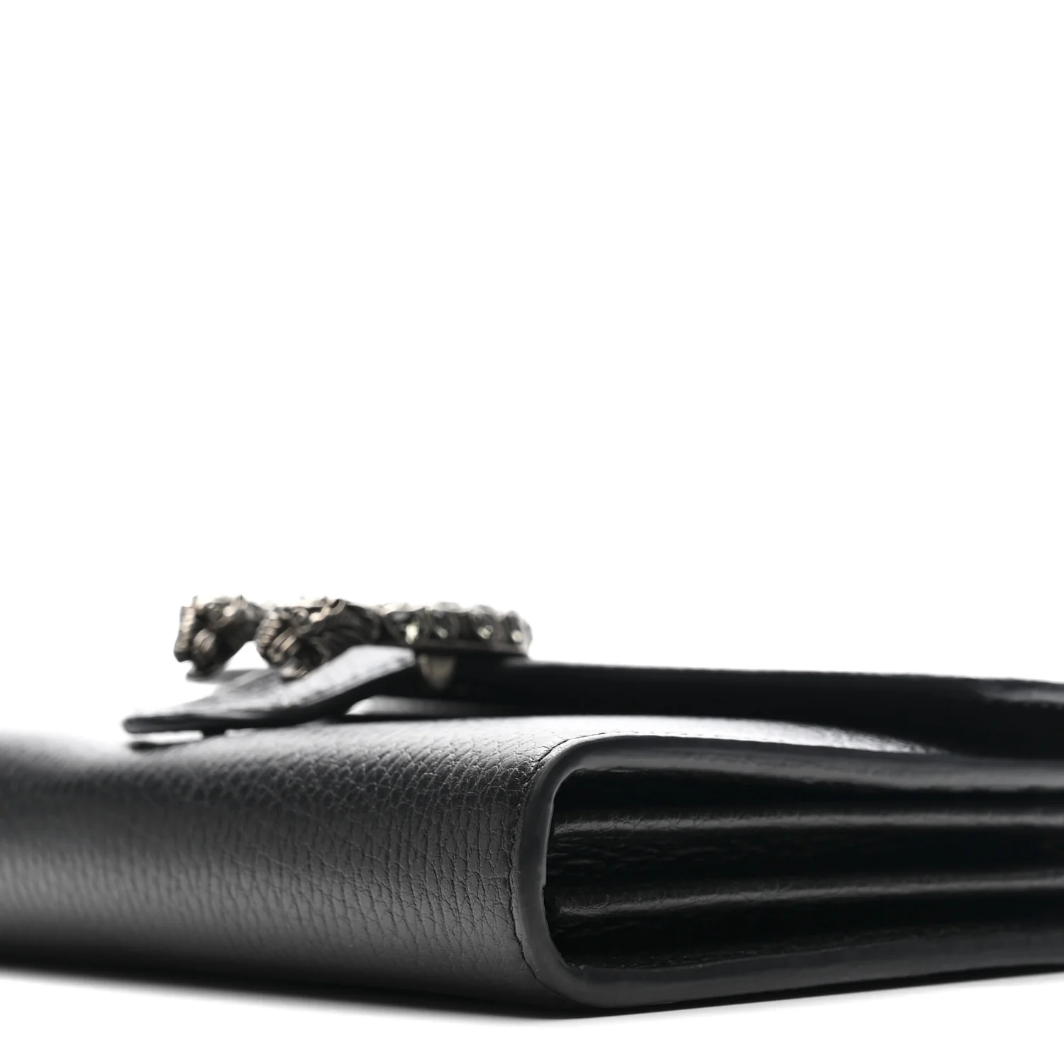 Calfskin Mini Dionysus Chain Wallet Black