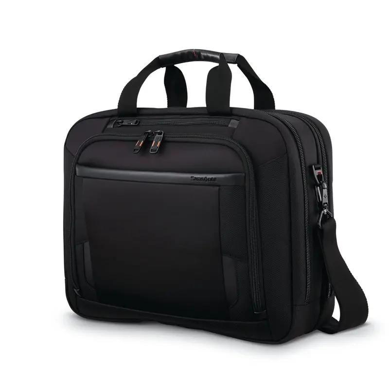 Black Pro Double Compartment Brief Business Bags | 1087-SJOPY - SAMSONITE OUTLET