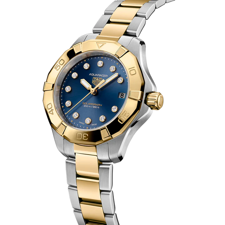 【Super Clone】TAG Heuer Aquaracer Professional 200 Solargraph  Solar Quartz 34mm WBP1323.BB0004