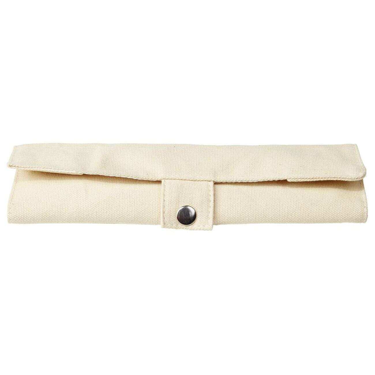 Étui avec couverts en bambou fourchette/couteau/cuillère 3 pièces