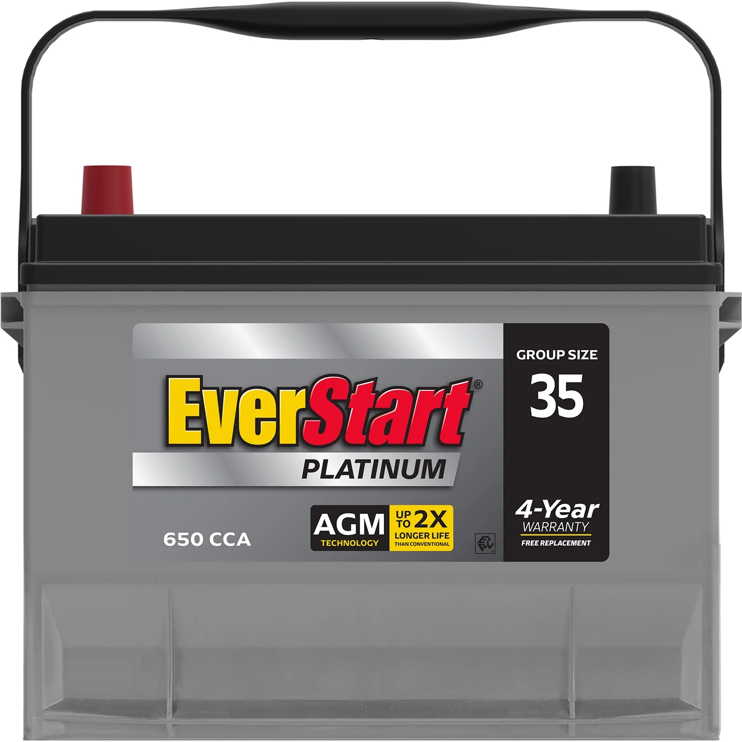Platinum AGM Automotive Battery, Group Size 35 12 Volt, 650 CCA 100RC - Image 5