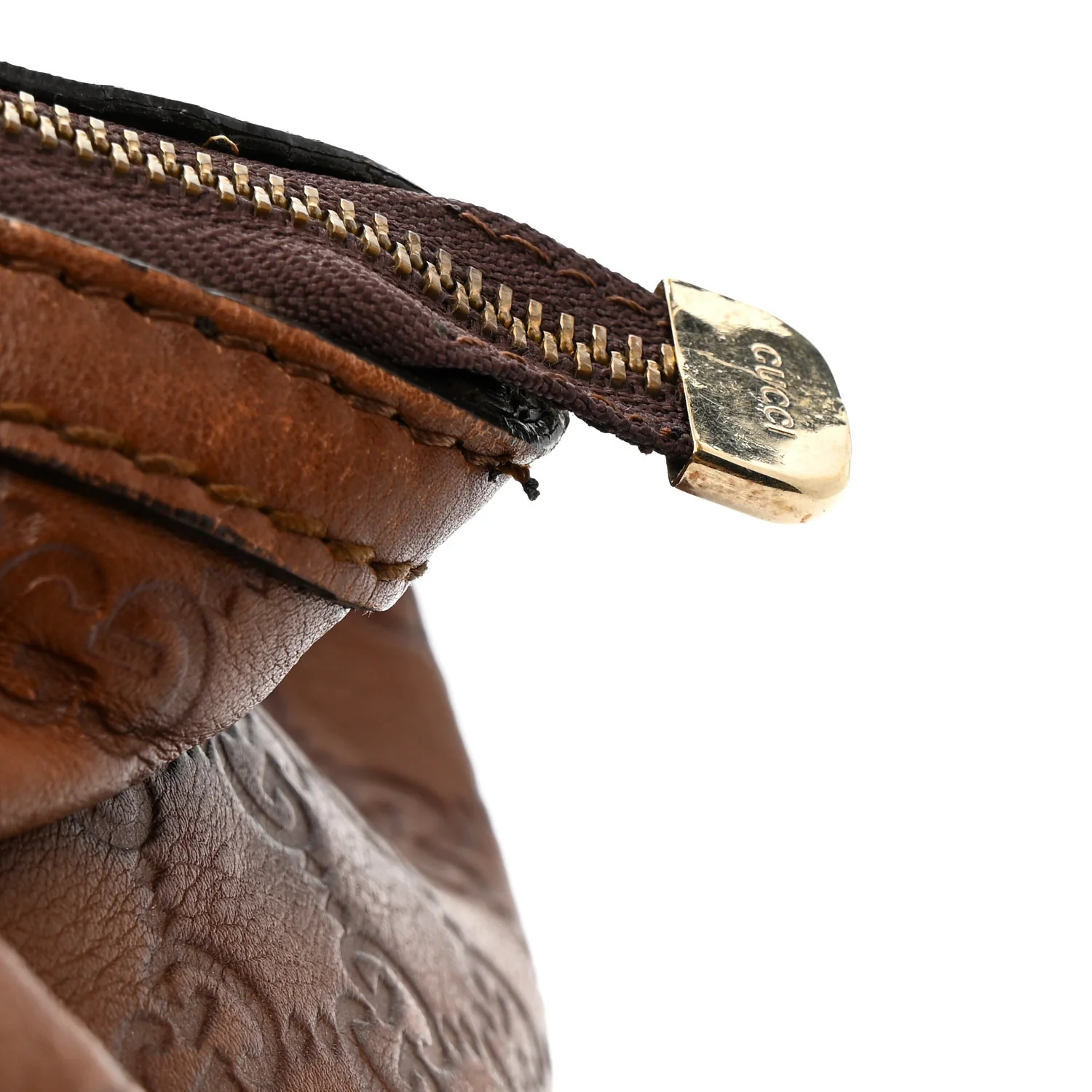 Guccissima Medium Sukey Tote Brown