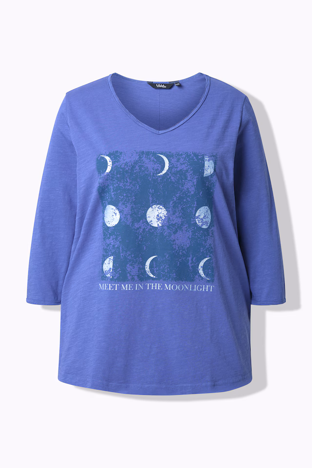 Meet Me In The Moonlight 3/4 Sleeve Graphic Tee