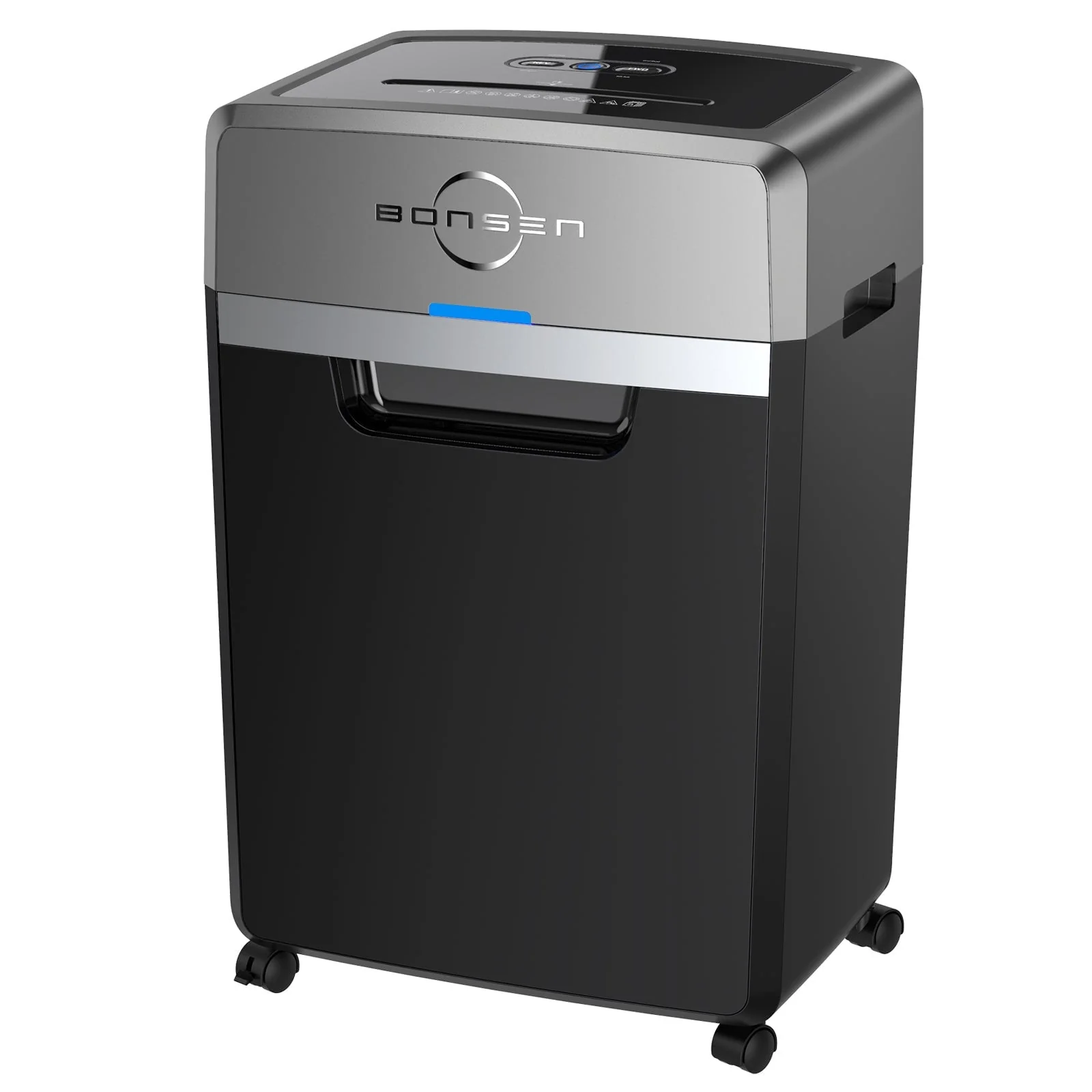 24 Sheet Heavy Duty Cross Cut Shredder for Office | Commercial Shredder with 9 Gallons Bin Image 6