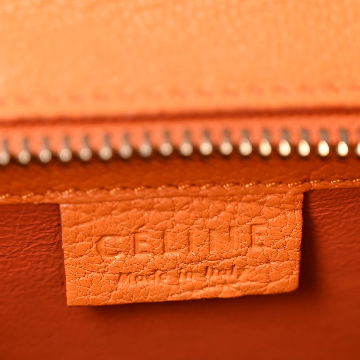 Goatskin Nano Luggage Orange