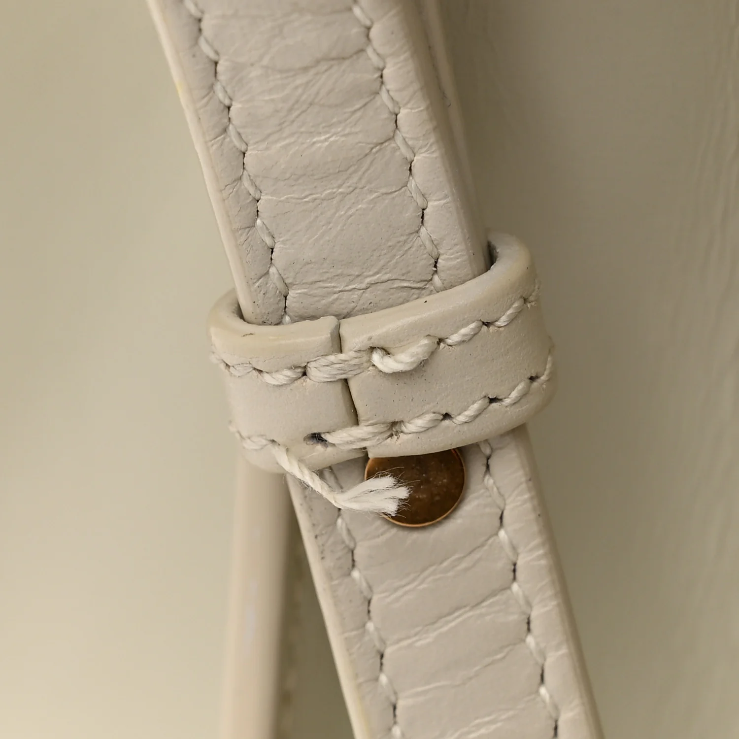 Smooth Calfskin Medium Classic Monogram Cassandra Top Handle Crema Soft Rouge Legion