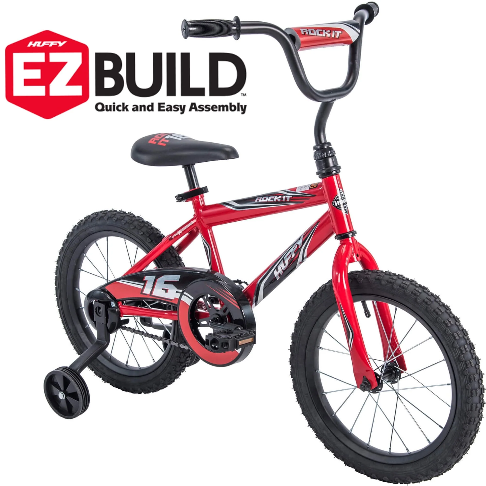 Huffy 16 in Rock It Kids Bike for Boy Ages 4 and up, Child, Red Image 5