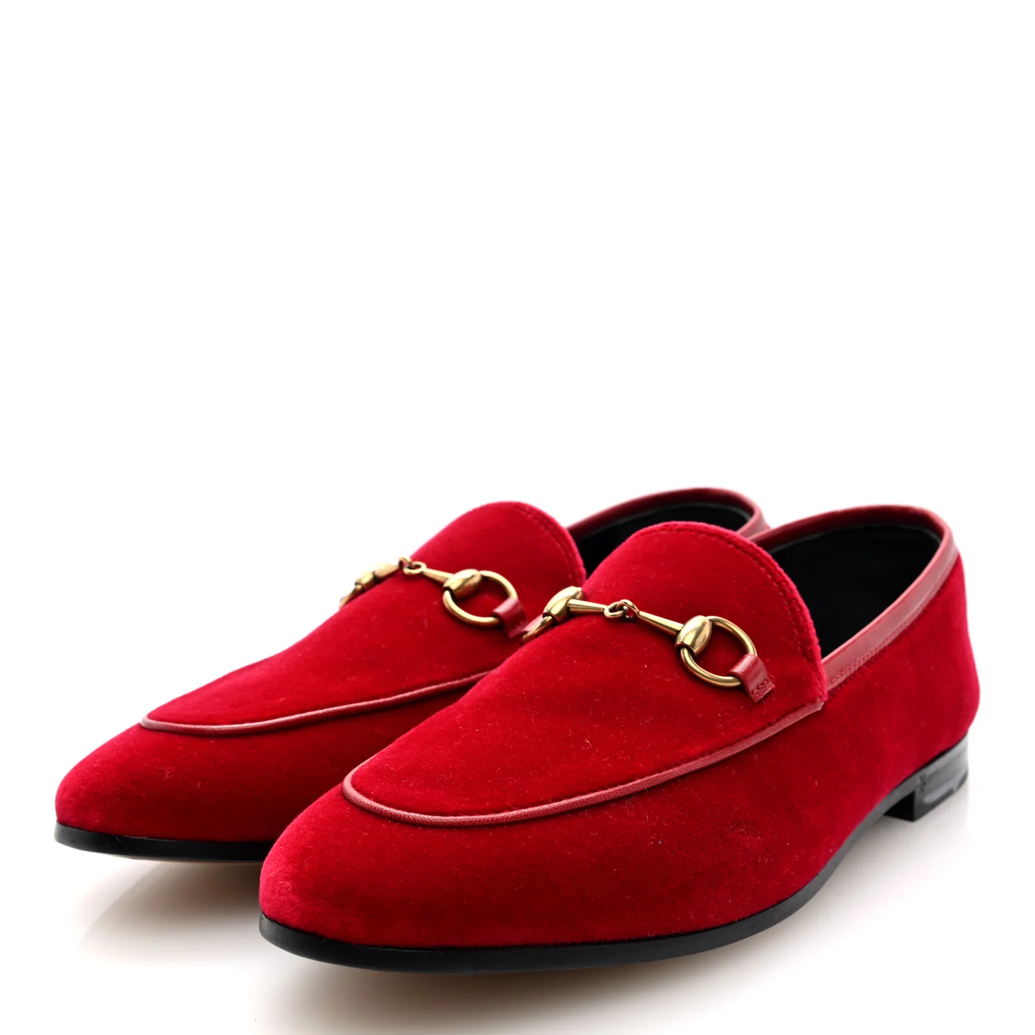 Velvet Horsebit Womens Jordaan Loafers 37 Hibiscus Red