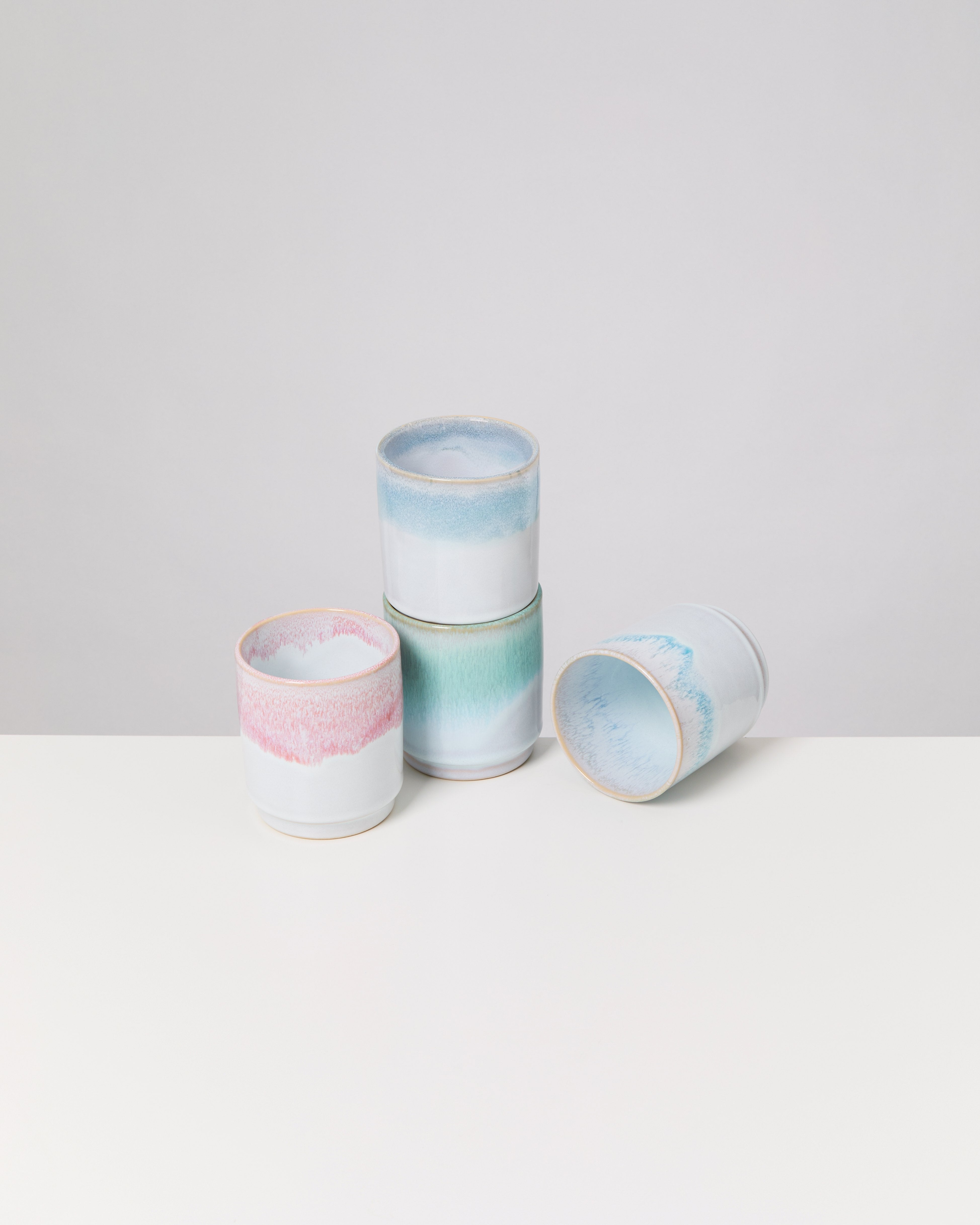 CORDOAMA - LARGE CUP SOFT OMBRÉ MIX SET OF 4