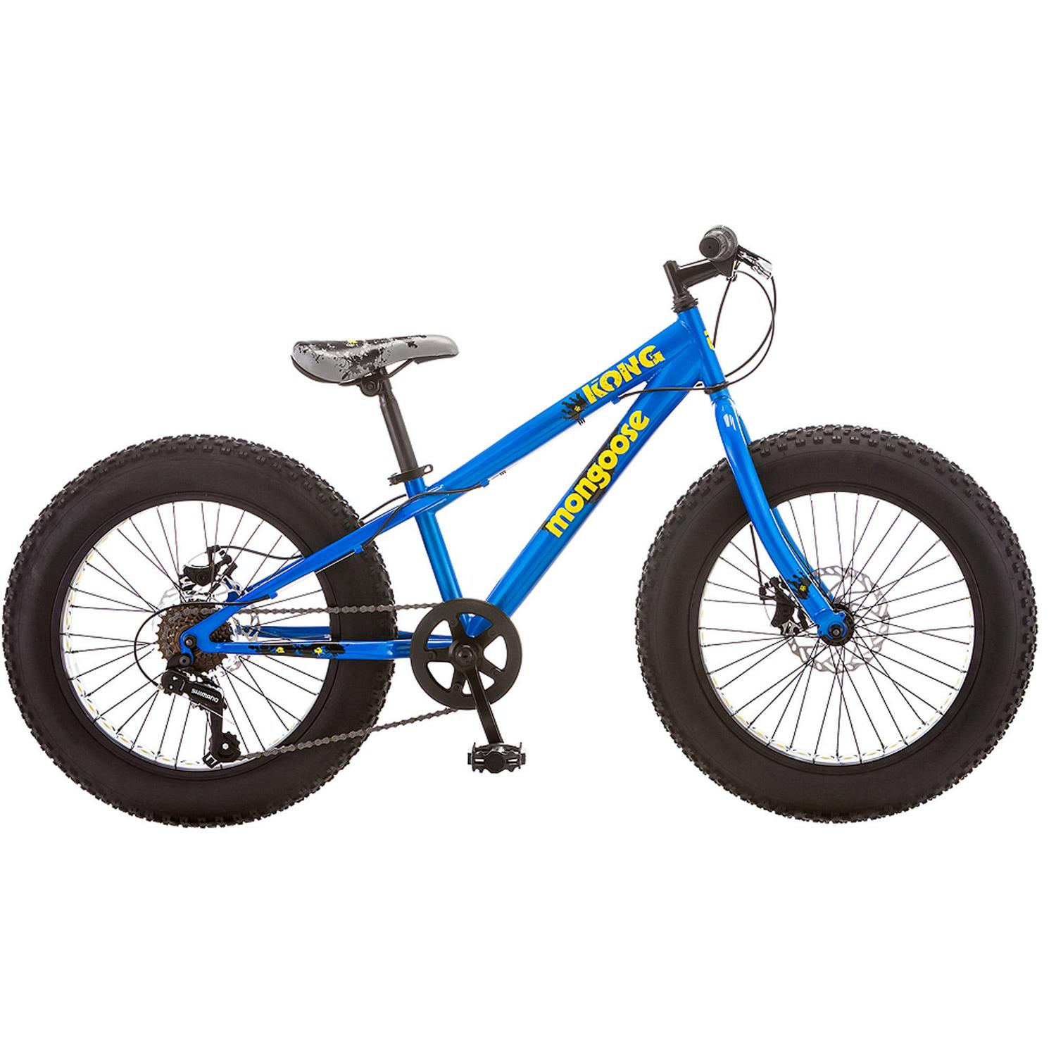 Mongoose Kong Mountain Bike. Boys. 20 in Wheel. Blue