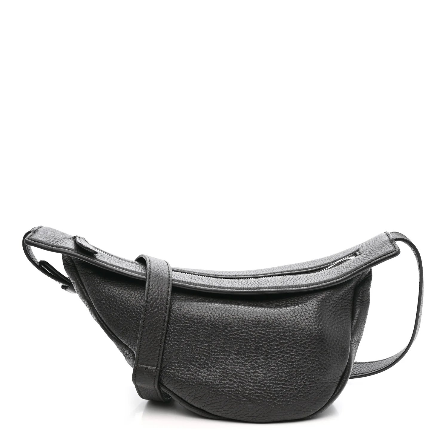 Deerskin Small Slouchy Banana Bag Espresso
