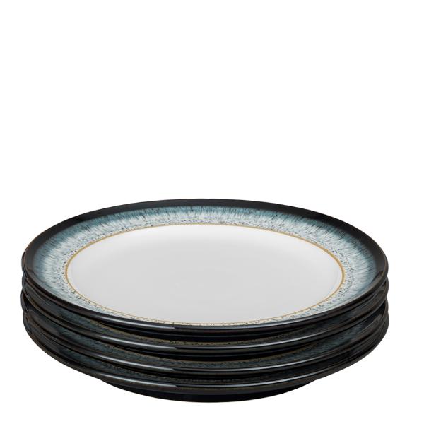 Halo tallerken 28 cm 4 stk blå/svart