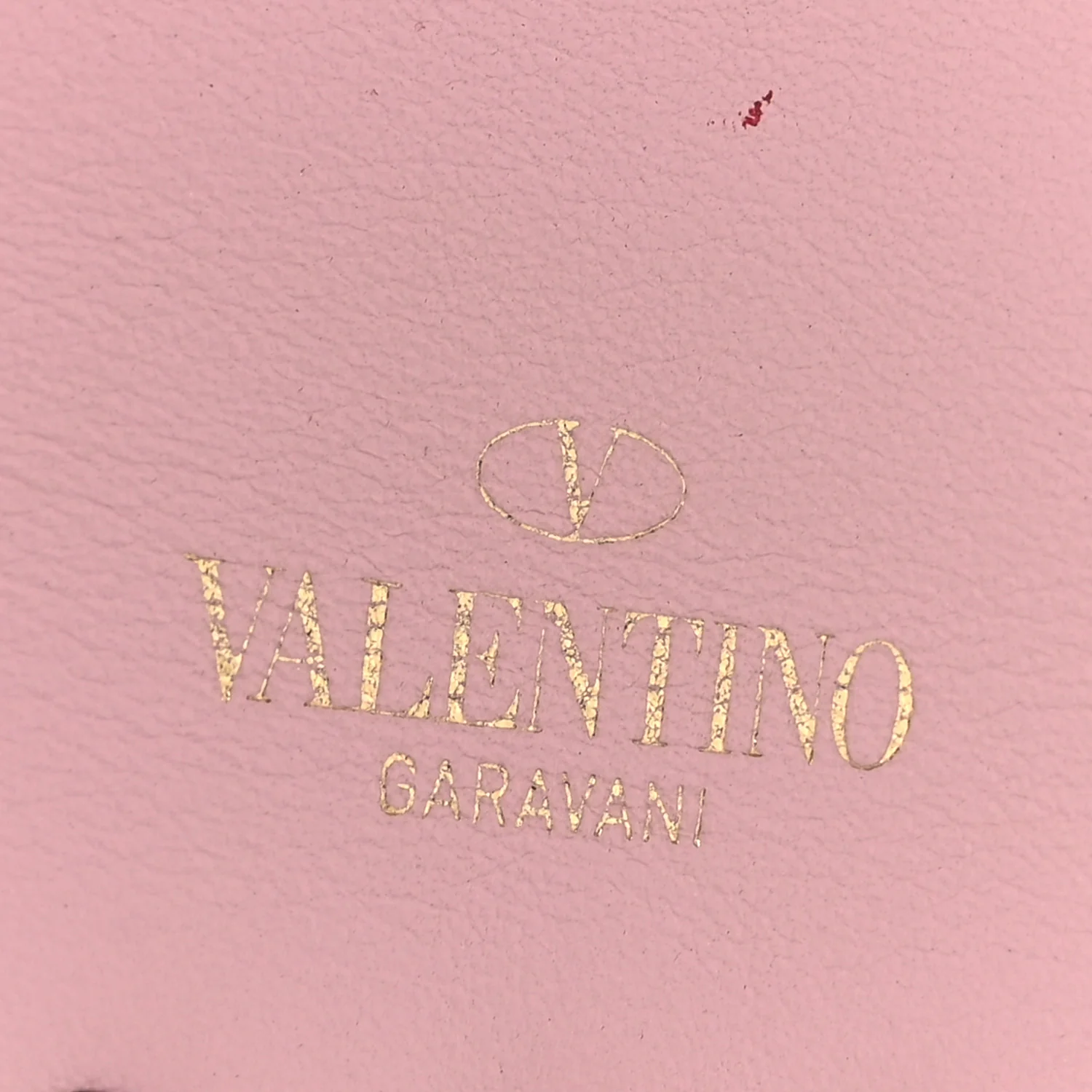 Pebbled Calfskin Large Rockstud Envelope Clutch Water Rose