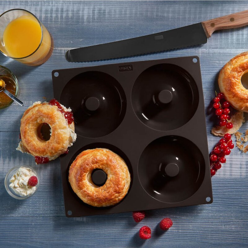 Flexiform Bagels bakeform til 4 stk bagels